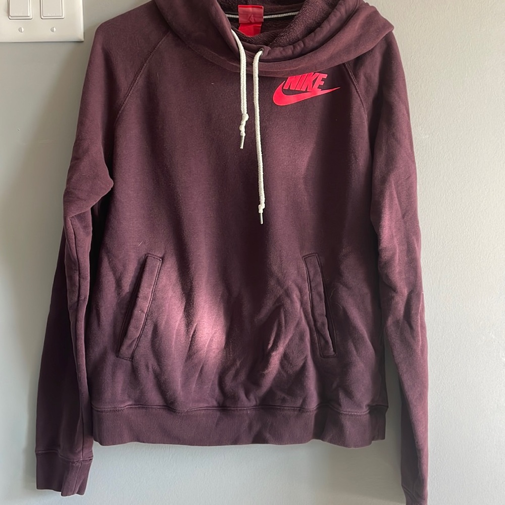 Nike mock neck hoodie